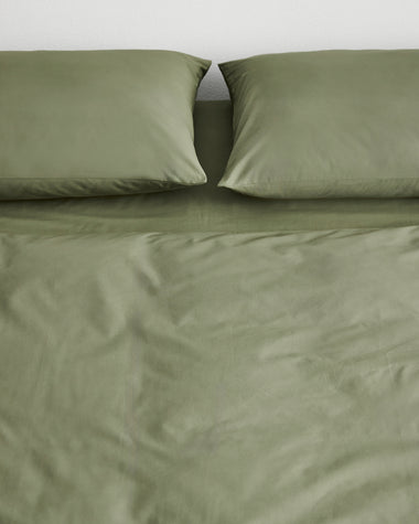 Eucalyptus 100% Organic Cotton Percale Pillowcases (Set of Two)