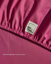 Berry 100% Organic Cotton Percale Fitted Sheet - view