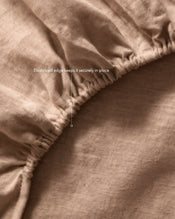 Portobello 100% French Flax Linen Fitted Sheet - view