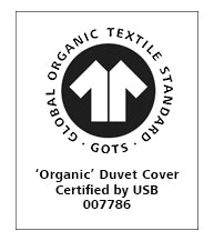 GOTS - Piped Duvet Cover