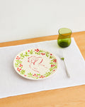Liv & Dom x Bed Threads '' Ceramic Dinner Plate