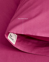 Berry 100% Organic Cotton Percale Pillowcases (Set of Two) - view