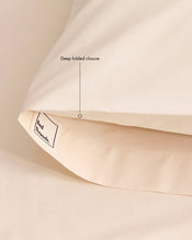 Vanilla 100% Organic Cotton Percale Pillowcases (Set of Two) - view
