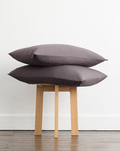 Oyster & Graphite 100% Organic Cotton Percale Bedding Bundle - view