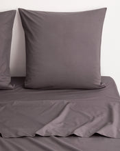 Graphite 100% Organic Cotton European Pillowcases (Set of Two) - view