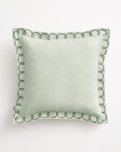 Sage & Olive 100% French Flax Linen Swirl Cushion Cover - view