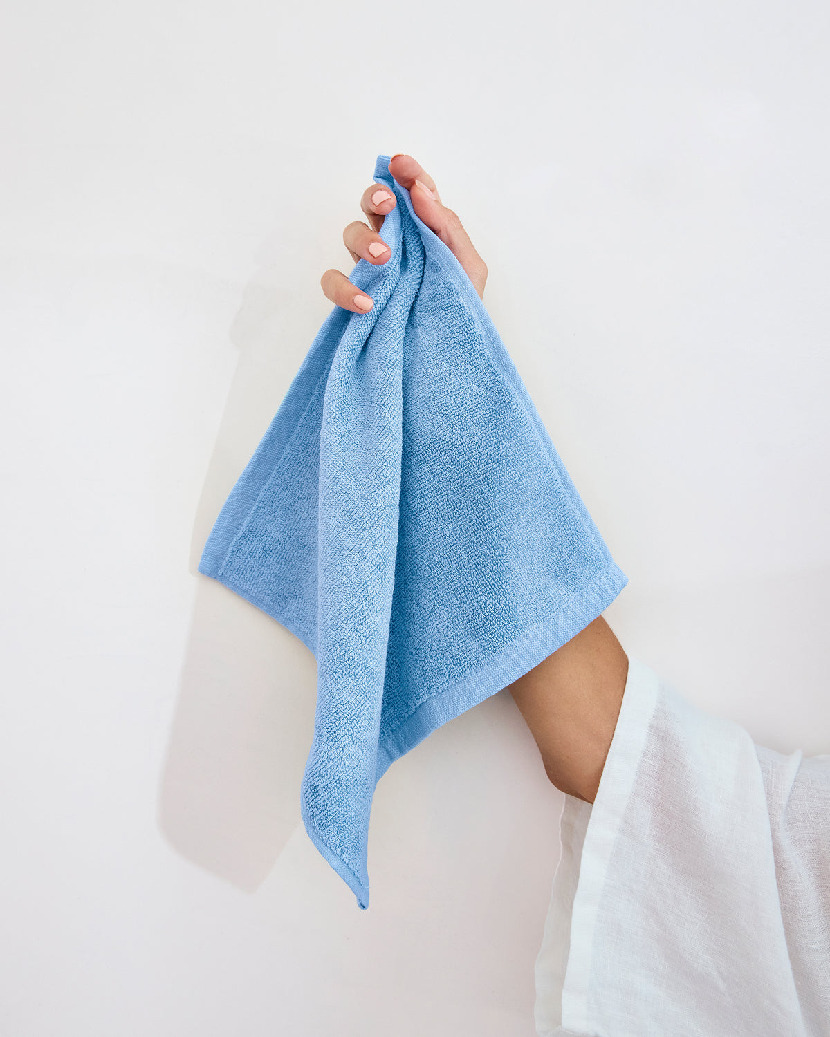 Sky 100% Cotton Terry Face Washers (Set of Two) – Bed Threads