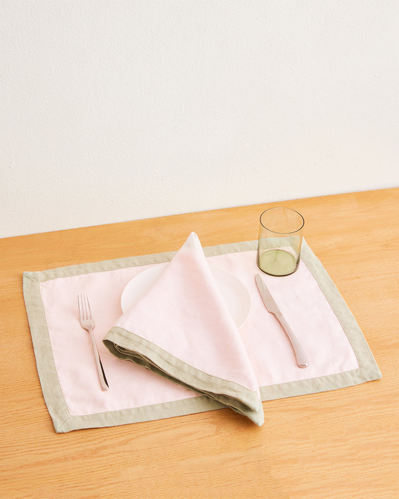Oatmeal 100% French Flax Linen Napkins(Set of Four)