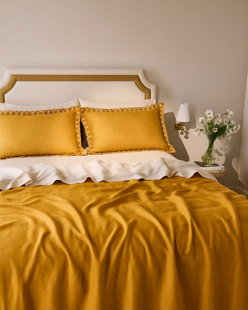 Crème 100% French Flax Linen Sheet Set