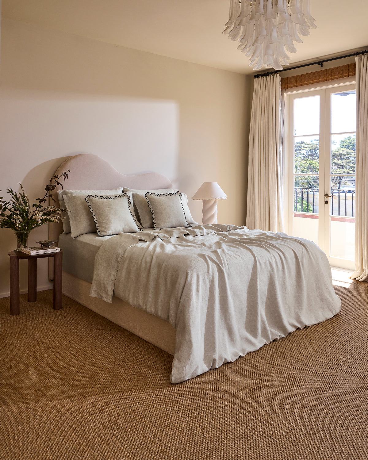 Oatmeal 100% French Flax Linen Duvet Cover