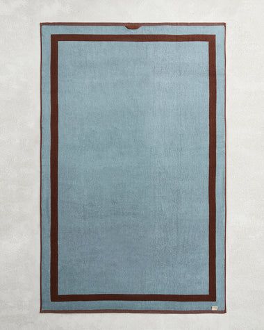 Cacao & Lagoon Two-Toned 100% Cotton Terry Bath Sheet Bundle