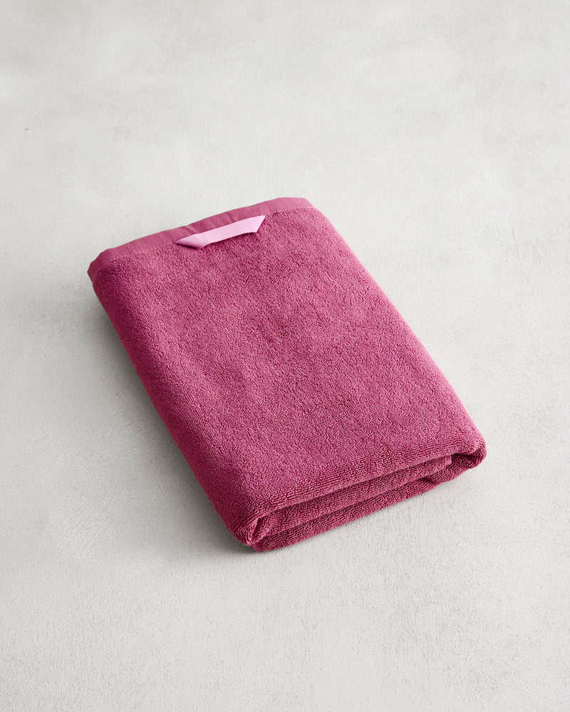 Berry 100% Cotton Terry Bath Towel