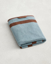 Cacao & Lagoon Two-Toned 100% Cotton Terry Bath Towel - view