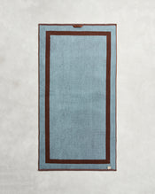 Cacao & Lagoon Two-Toned 100% Cotton Terry Bath Towel - view