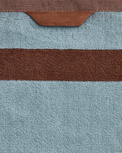 Cacao & Lagoon Two-Toned 100% Cotton Terry Bath Towel - view