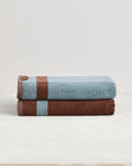 Two-Toned  Bath Towels (Set of Two)