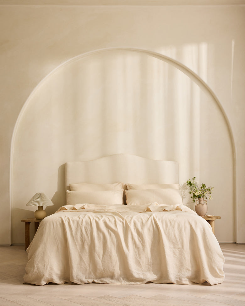 Crème 100% French Flax Linen Bedding Set – Bed Threads