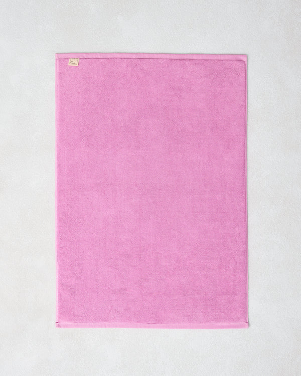 Bubblegum 100% Cotton Terry Bath Mat