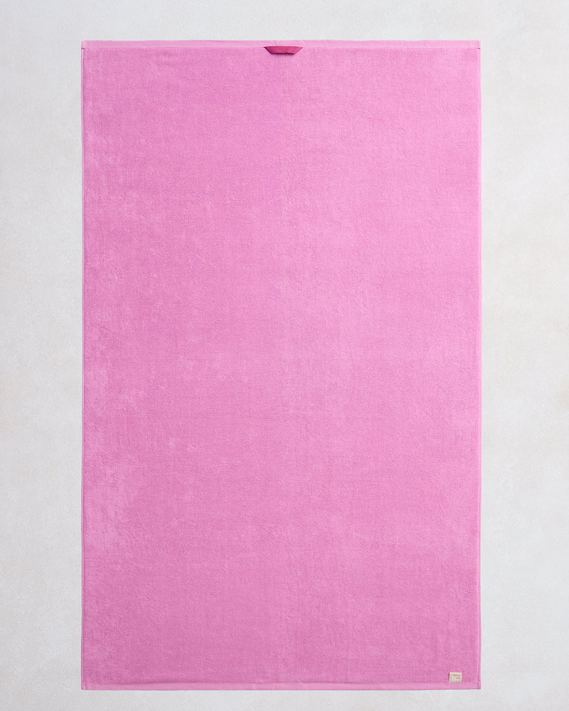 Bubblegum 100% Cotton Terry Bath Sheets (Set of Two)