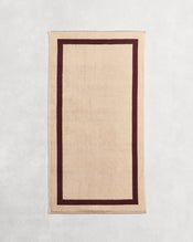 Crème & Cacao Two-Toned 100% Cotton Terry Bath Towel Bundle - view