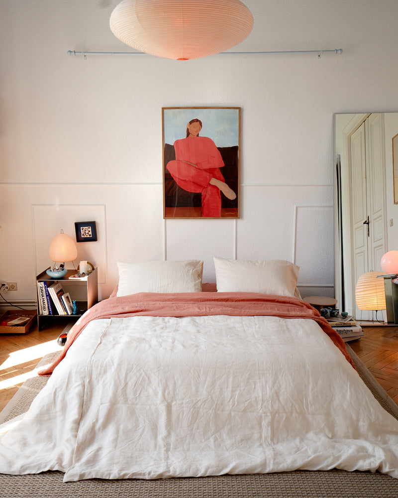 Hazelnut 100% French Flax Linen Flat Sheet