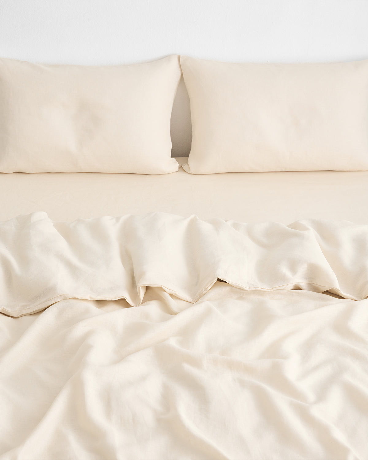 100% French Linen Pillowcase Pair- Cocoa
