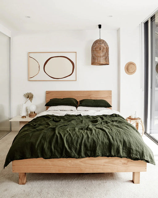Oatmeal 100% French Flax Linen Sheet Set