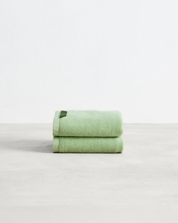 Apple 100% Cotton Terry Hand Towels (Set of Two)