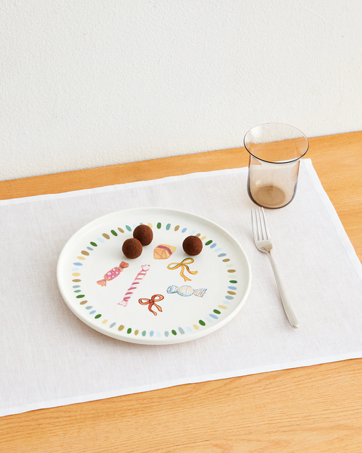 Idda Studios x Bed Threads 'Caramella' Ceramic Dinner Plate