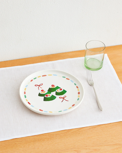 Idda Studios x Bed Threads 'Cassatta' Ceramic Dinner Plate