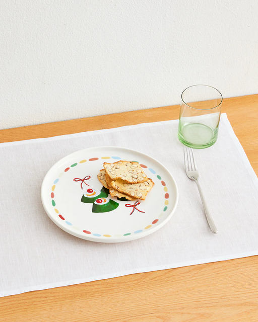Idda Studios x Bed Threads 'Cassatta' Ceramic Dinner Plate
