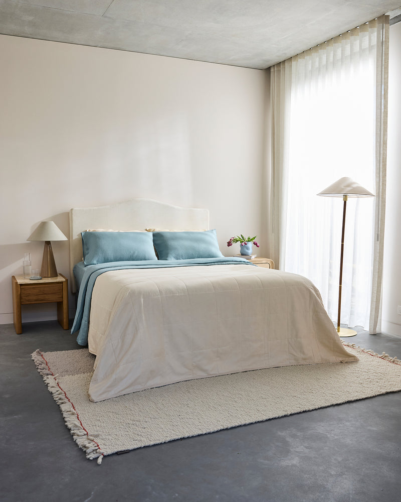 Lagoon & Crème Quilt