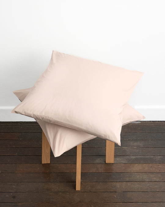 Oyster 100% Organic Cotton European Pillowcases (Set of Two)