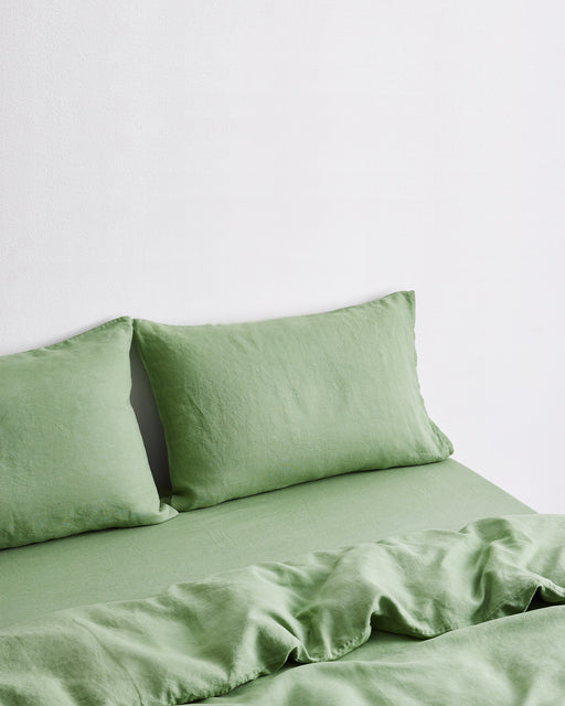 Pistachio 100% French Flax Linen Bedding Set
