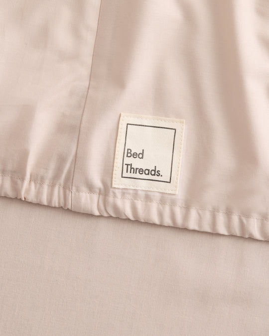 Oyster 100% Organic Cotton Fitted Sheet