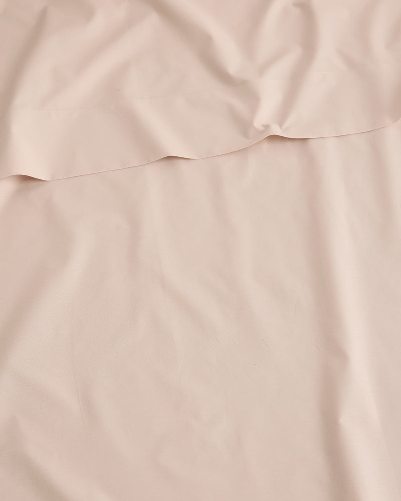 Oyster 100% Organic Cotton Percale Bedding Set