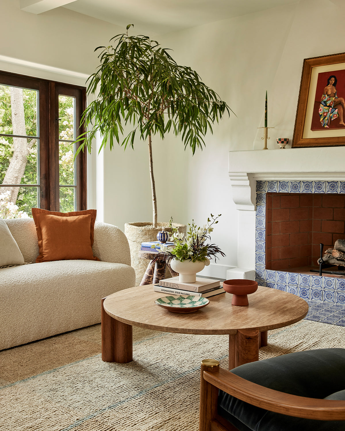 Rust French Flax Linen Cushion Cover - Bed Threads