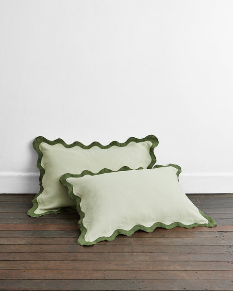 Divatex Home Fashions Standard Pillowcase – Army Green, 100% Cotton, 26x20 Inches