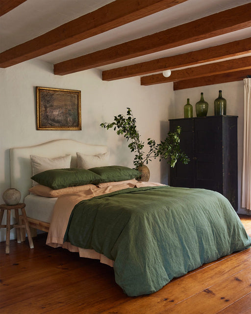 Oatmeal 100% French Flax Linen European Pillowcases (Set of Two)