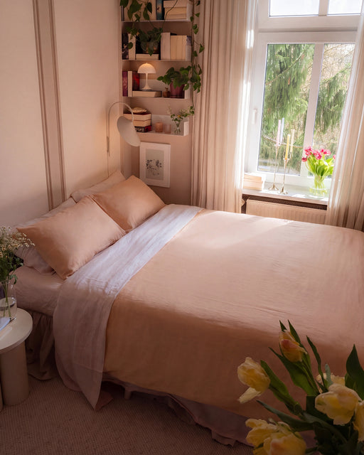 Rosewater 100% French Flax Linen Sheet Set