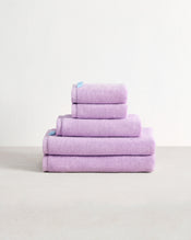 Violet 100% Cotton Terry Bath Towel Bundle - view