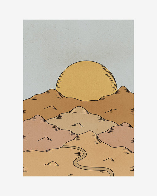 Annabelle Golden x Bed Threads 'Over the Golden Mountains' Print