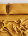 Turmeric 100% French Flax Linen Bedding Set