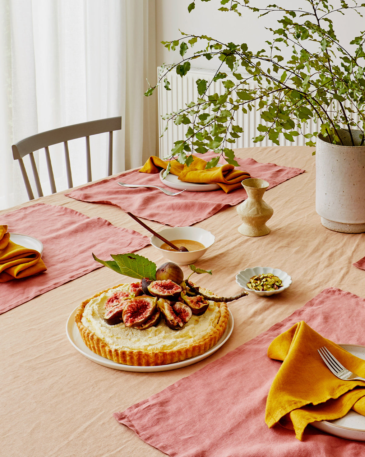 Terracotta, Pink Clay & Turmeric Table Bundle – Bed Threads