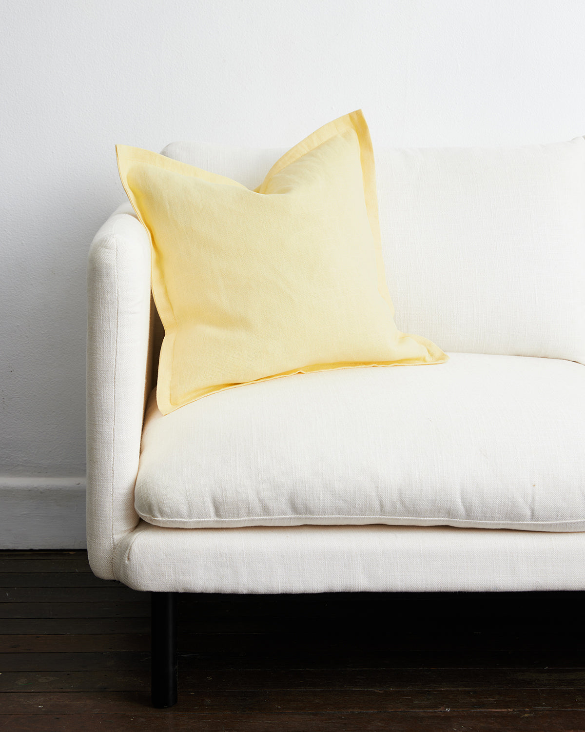 Limoncello 100% French Flax Linen Cushion Cover