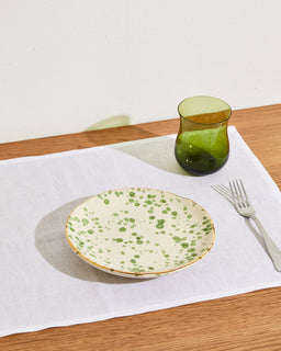 Bitossi Home Dessert Plate Botanica in Green
