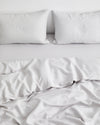 Fog 100% French Flax Linen Pillowcases (Set of Two)