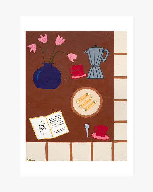 Madeline Jovicic x Bed Threads 'Autumn Table' Print