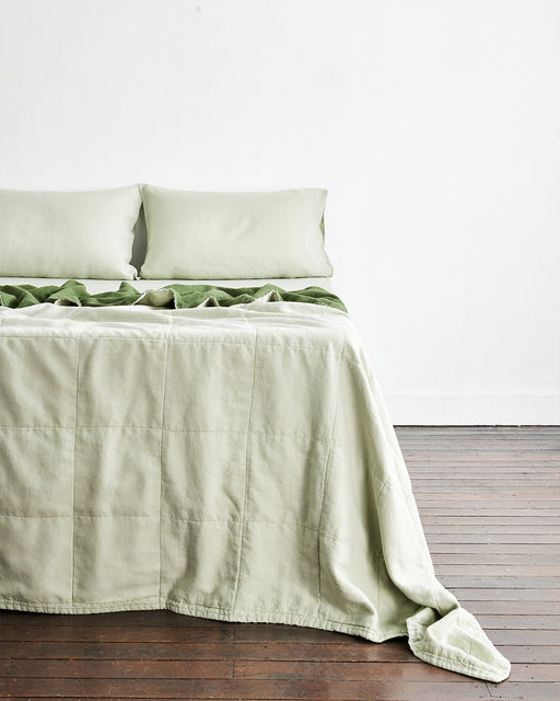 Sage & Olive Two-Tone Quilt
