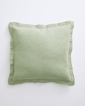 Sage 100% French Flax Linen Cushion Cover